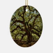 Majestic Angel Oak Keramisch Ornament (Rechts)
