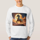 Majestic Arabisch Paard T-shirt: Desert Run T-shirt (Voorkant)