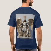 Majestic Archangel St. Michael T-Shirt Design. (Achterkant)