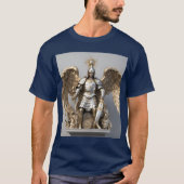 Majestic Archangel St. Michael T-Shirt Design. (Voorkant)