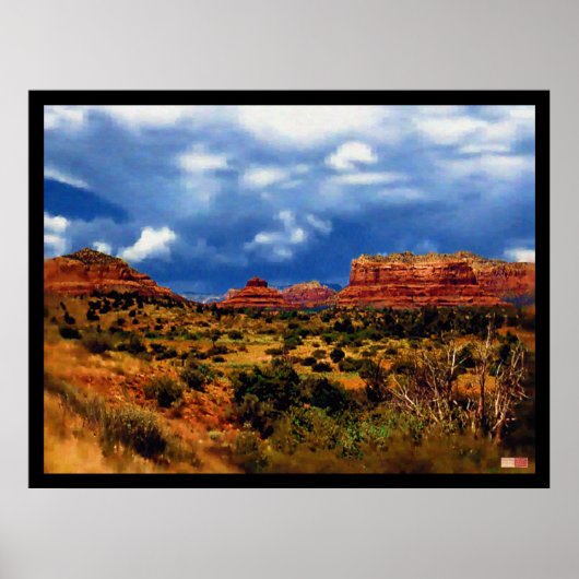 Majestic Arizona Desert 1 Poster (Voorkant)