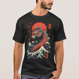 Majestic Artistic Japanese Dragon Spirit T-shirt