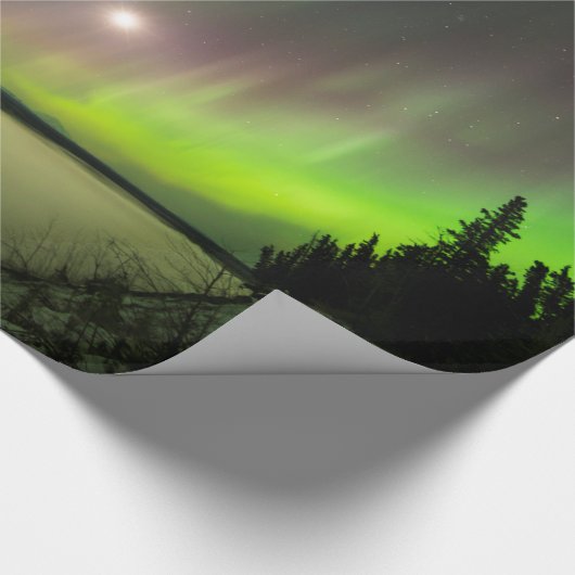 Majestic Aurora Cadeaupapier (Hoek)