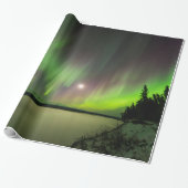 Majestic Aurora Cadeaupapier (Uitgerold)