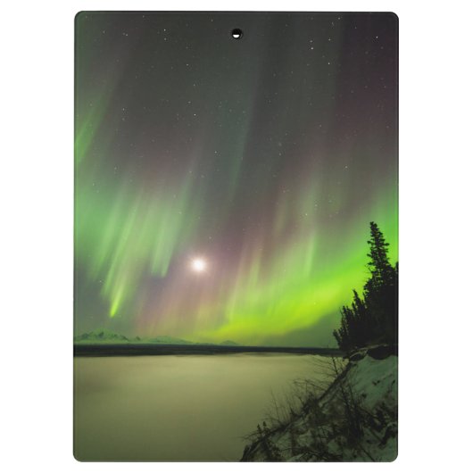 Majestic Aurora Klembord (Achterkant)