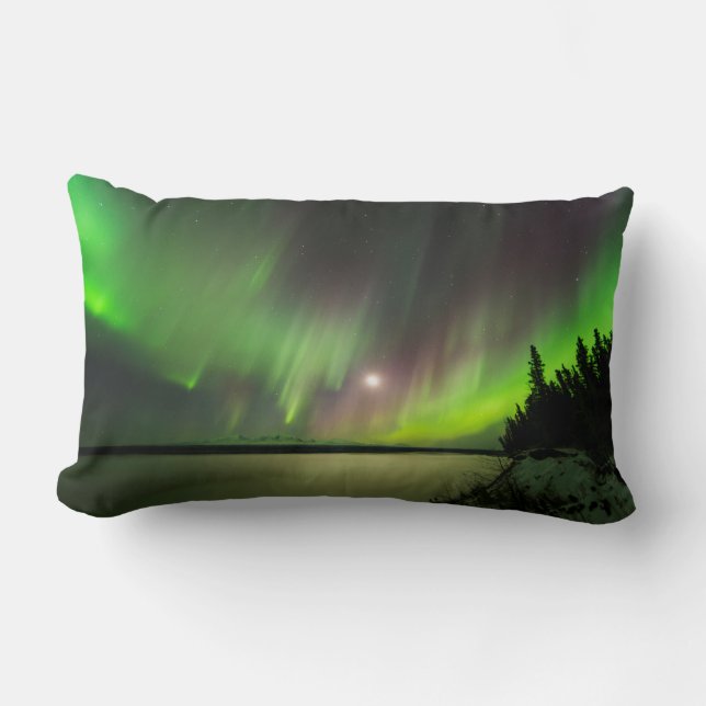 Majestic Aurora Kussen (Voorkant)
