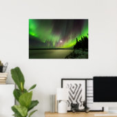 Majestic Aurora Poster (Thuiskantoor)