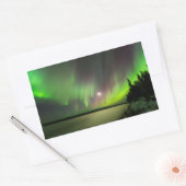Majestic Aurora Rechthoekige Sticker (Envelop)