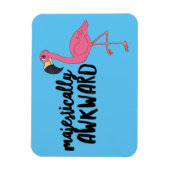 Majestic Awkward Flamingo 3 "x4" Photo Magnet Magneet (Verticaal)
