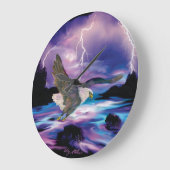 Majestic Bald Eagle Grote Klok (Hoek)