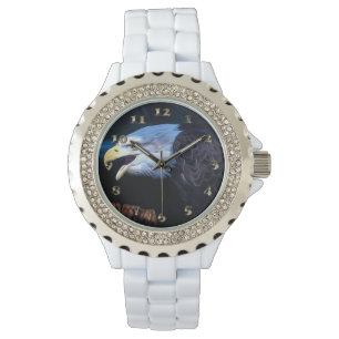 Majestic Bald Eagle Horloge