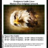 Majestic Bald Eagle, Olie Stijl Art EF5L Decoupage Tissuepapier