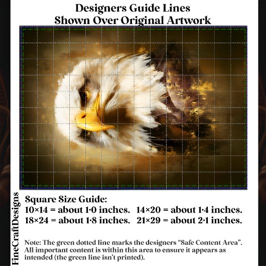 Majestic Bald Eagle, Olie Stijl Art EF5L Decoupage Tissuepapier