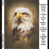 Majestic Bald Eagle, Olie Stijl Art EF5L Decoupage Tissuepapier