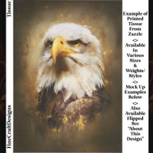 Majestic Bald Eagle, Olie Stijl Art EF5L Decoupage