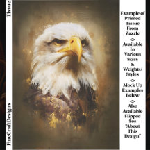Majestic Bald Eagle, Olie Stijl Art EF5R Decoupage