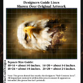 Majestic Bald Eagle, Olie Stijl Art EF5R Decoupage Tissuepapier