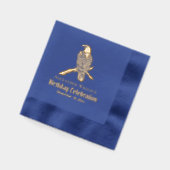 Majestic Bald Eagle op Branch Verjaardag Party Naa Folie Servetten (Links)