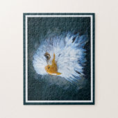 Majestic Bald Eagle Painting Jigzaag Puzzle Legpuzzel (Verticaal)