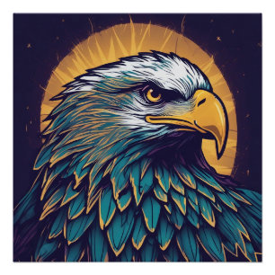 Majestic Bald Eagle Perfect Poster