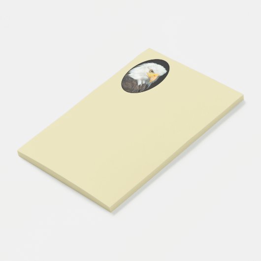 Majestic Bald Eagle Portret Post-it® Notes (Schuin)