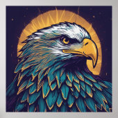 Majestic Bald Eagle Poster (Voorkant)