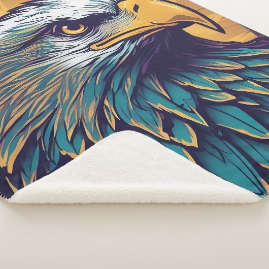 Majestic Bald Eagle Sherpa Deken (3/4)