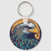 Majestic Bald Eagle Sleutelhanger (Voorkant)