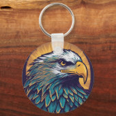 Majestic Bald Eagle Sleutelhanger (Voorkant)