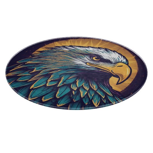 Majestic Bald Eagle Snijplank (Hoek)