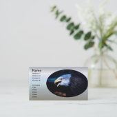 Majestic Bald Eagle Visitekaartje (Staand voorkant)