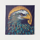 Majestic Bald Eagle Wandkleed (Voorkant)