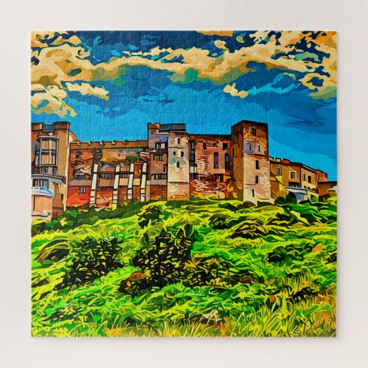 Majestic Bamburgh Castle Legpuzzel (Verticaal)