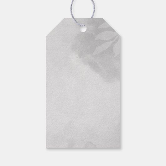 Majestic Bedreigde Grijze Kroonkraan Cadeaulabel (Achterkant)