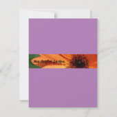 Majestic Bee Balm Notitiekaartje (Achterkant)