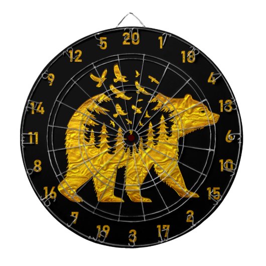 Majestic Beer Design voor Gamers Dartbord (Voorkant)