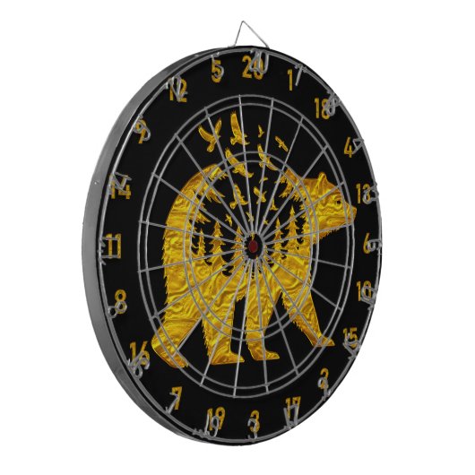 Majestic Beer Design voor Gamers Dartbord (Voorkant Links)