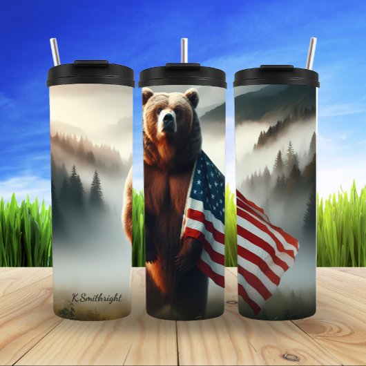 Majestic Beer Patriottisme Forest Design Thermosbeker