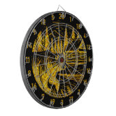 Majestic Beer-thema spel accessoire Dartbord (Voorkant Links)