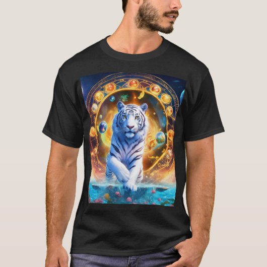 Majestic Bengal Tiger - Natuur Power T-Shirt Des (Voorkant)