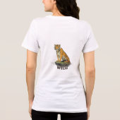 Majestic Bengal Tiger Tee Tri-Blend Shirt (Achterkant)