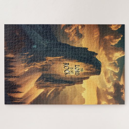 Majestic Berg: De Heer is mijn rots Legpuzzel (Horizontaal)