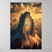 Majestic Berg: De Heer is mijn rots Poster (Voorkant)