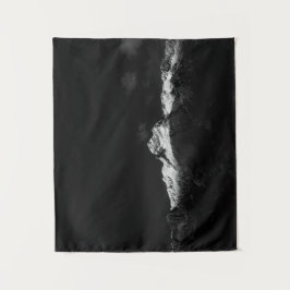 Majestic berg Triglav in zwart-wit Wandkleed