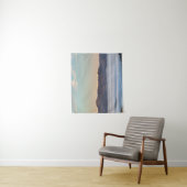 Majestic berg Triglav met mist in valley Wandkleed (In situ)