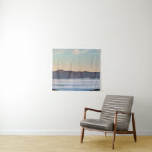 Majestic berg Triglav met mist in valley Wandkleed (In Situ (horizontaal))