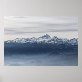 Majestic berg Triglav Poster