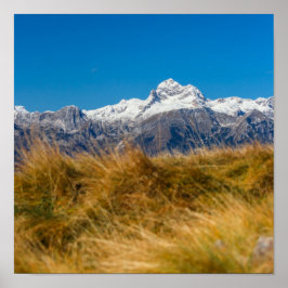 Majestic berg Triglav, Slovenië Poster