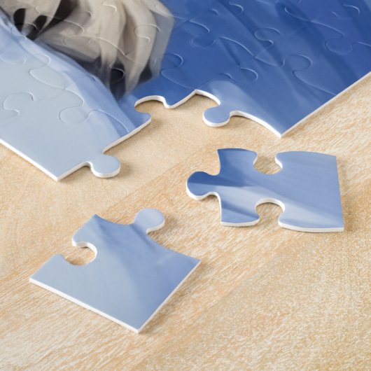 Majestic Bernese Mountain Dog Alpine Christmas Legpuzzel (Zijkant)