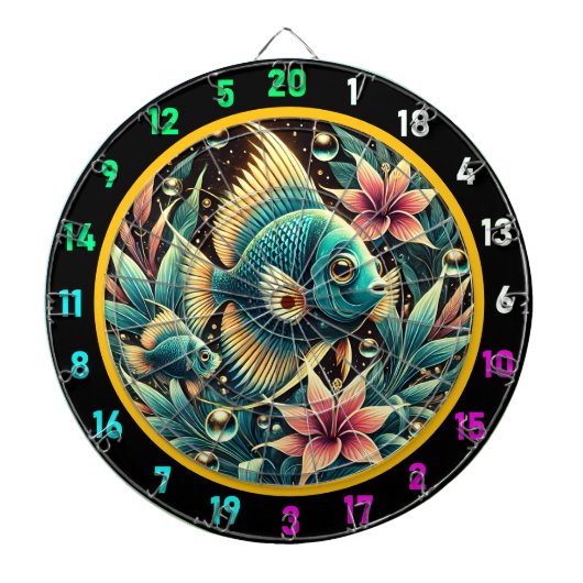 Majestic Betta Dartboard Party Stuk Dartbord (Voorkant)
